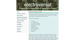 Desktop Screenshot of electroversal.com