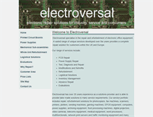 Tablet Screenshot of electroversal.com